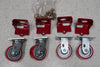 OCFAB 5" Caster Wheels Set (2 Fixed + 2 Swivel)