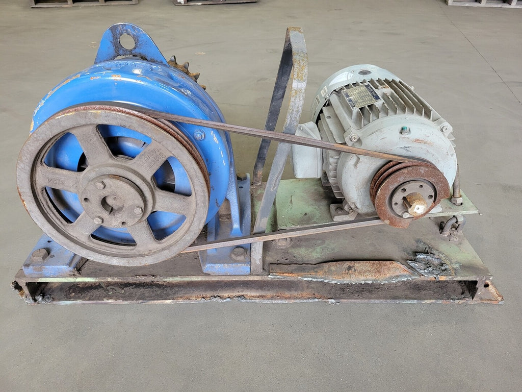 SUMITOMO 10 hp, 240/480 Volts, 1750 Rpm, 215T Gearbox Inverter Motor  