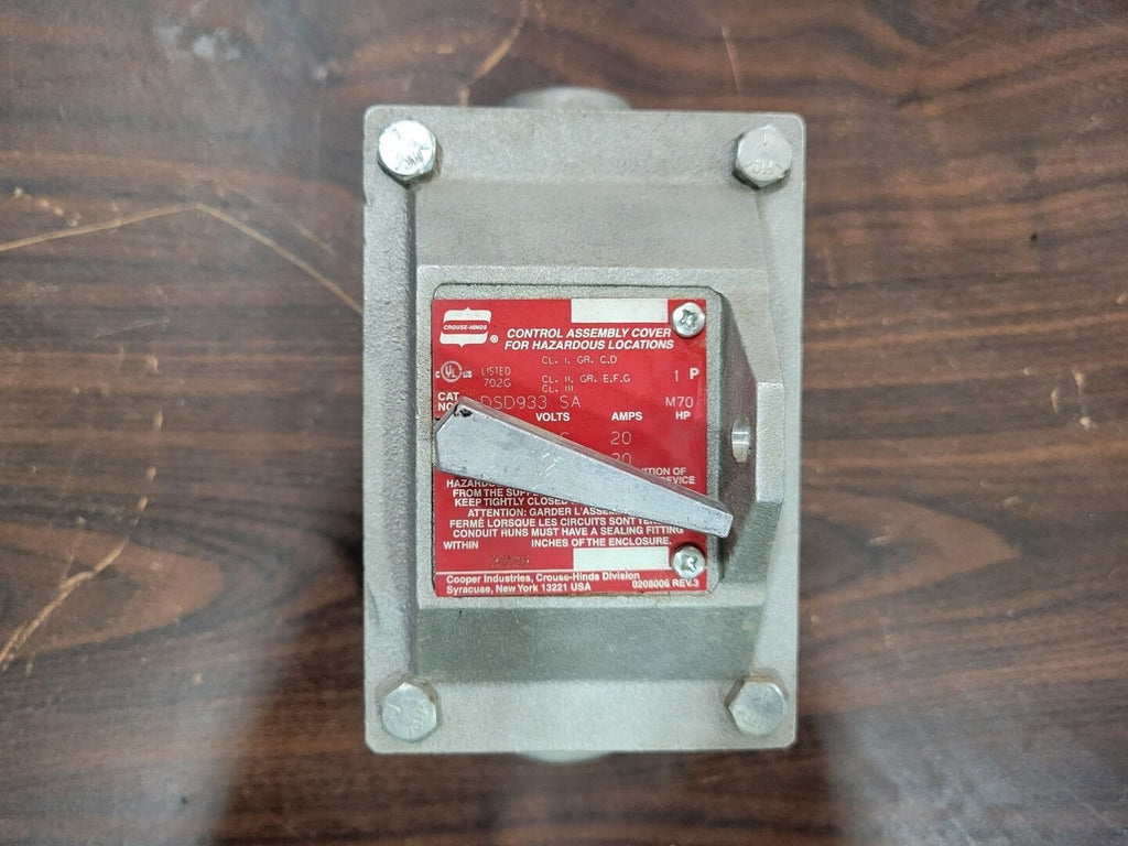 CROUSE-HINDS Heater Switch DSD933