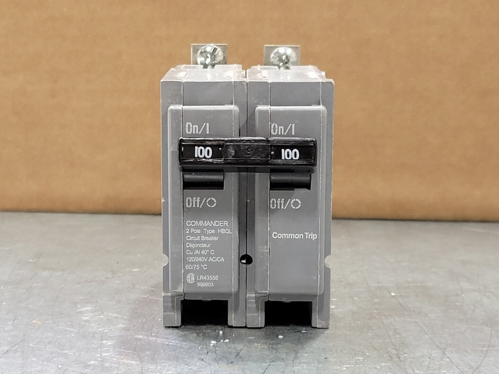COMMANDER 100 Amp, 2 Pole, 120/240 volts Circuit Breaker HBQL2100