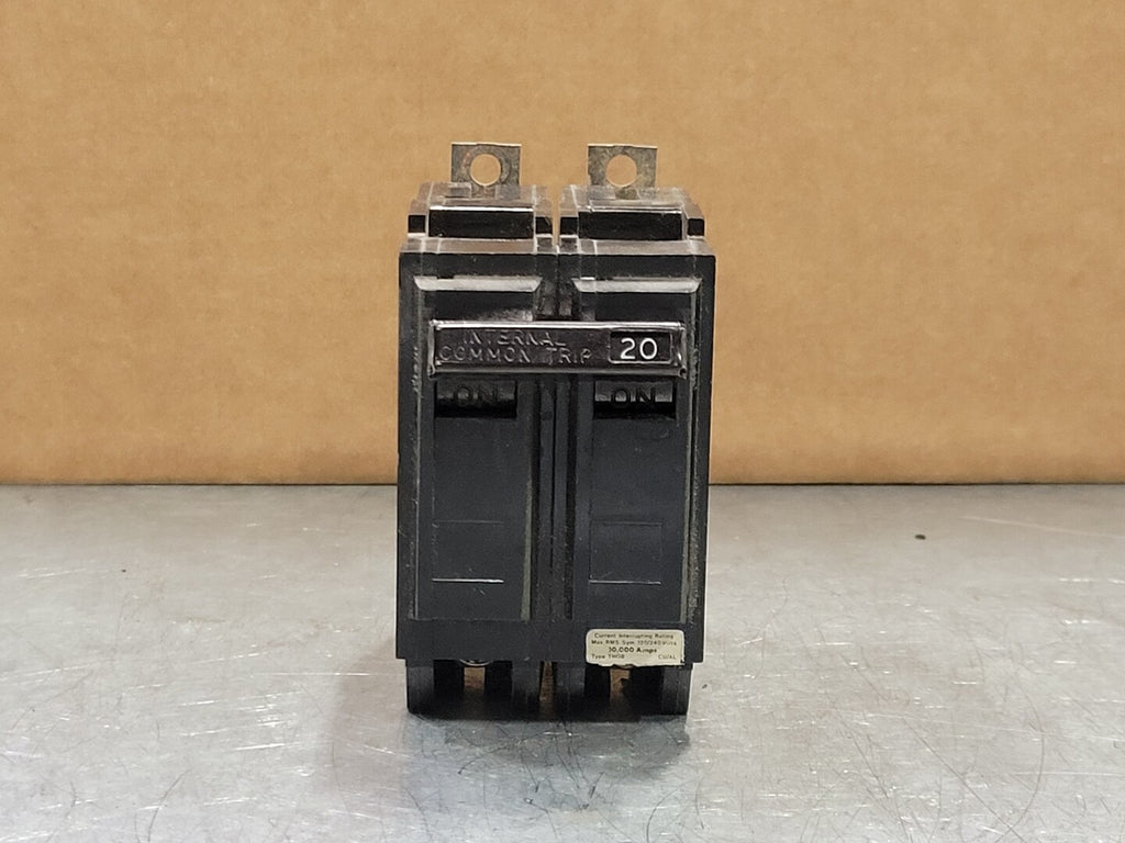 GENERAL ELECTRIC 20 Amp, 2 Pole, 120/240 volts Circuit Breaker THQB220