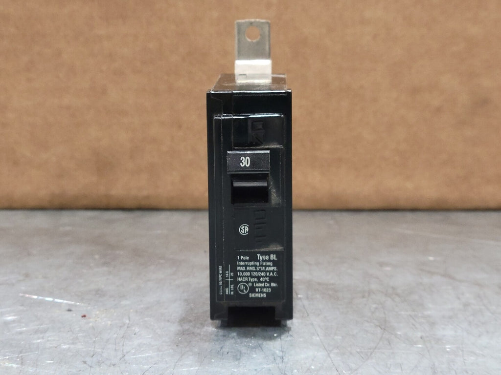 SIEMENS 30 Amp, 1 Pole, 120/240 Volts Circuit Breaker BL130