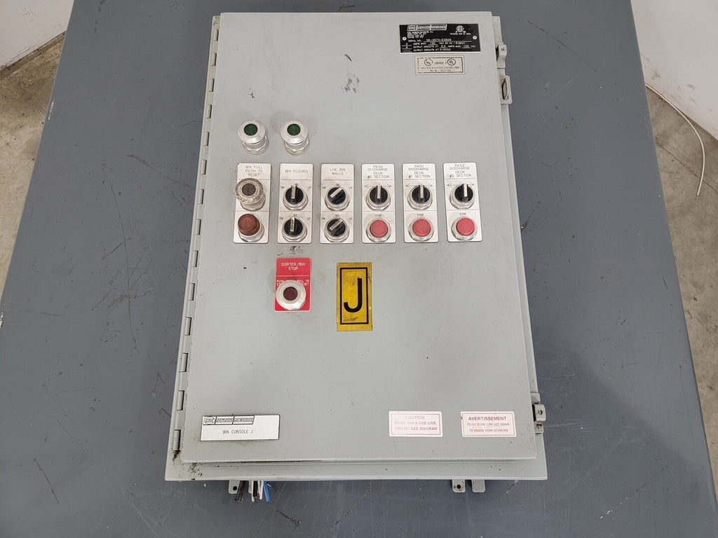 COE MANUFACTURING Industrial Control Panel w/ Block I/O Module 1791-24A8