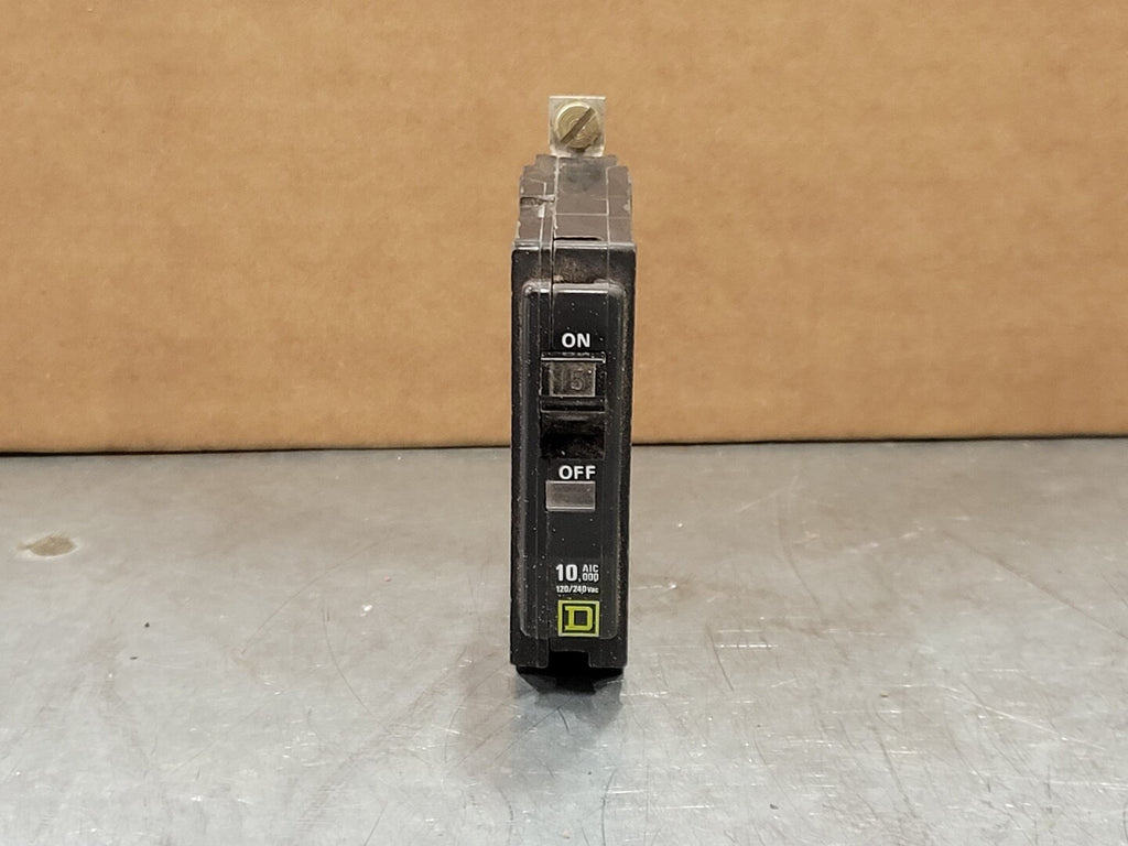 Qob115 SQUARE D 15 Amp, 1 Pole, 120/240 volts Circuit Breaker QOB115