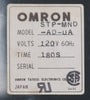 OMRON 3 Amp Time Delay Relay STP-MND-AD-UA 