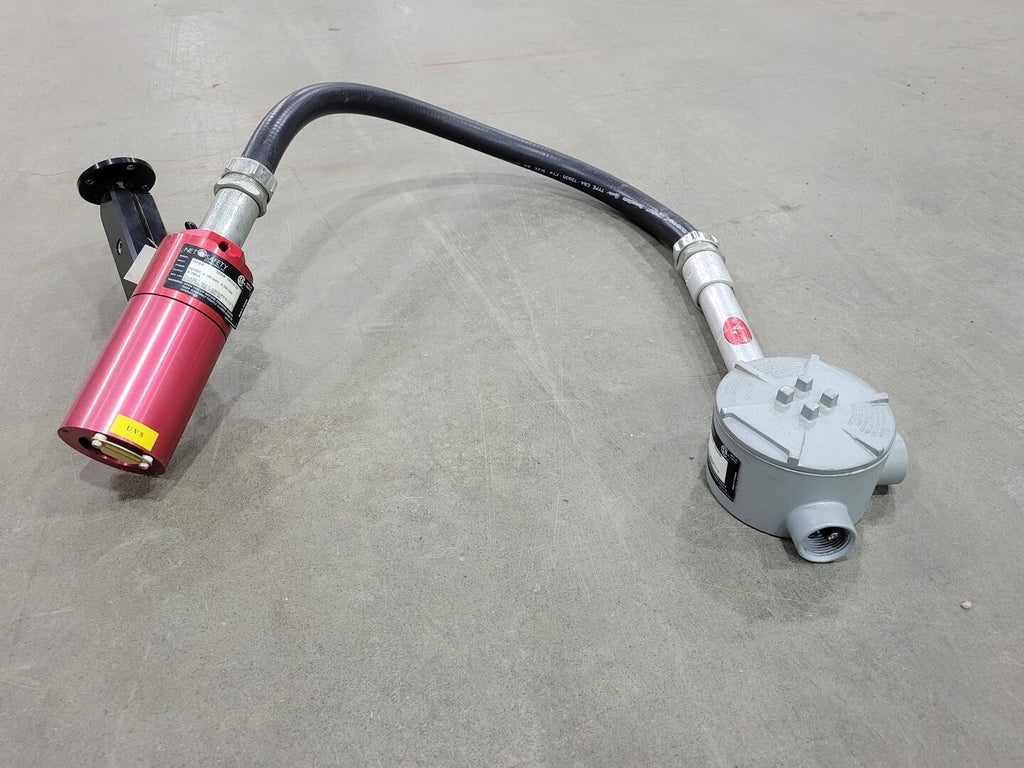 NET SAFETY MONITORING T Union Type Fixture Fixing Box JB-F-A w/ Ultraviolet / Infrared Flame Detector