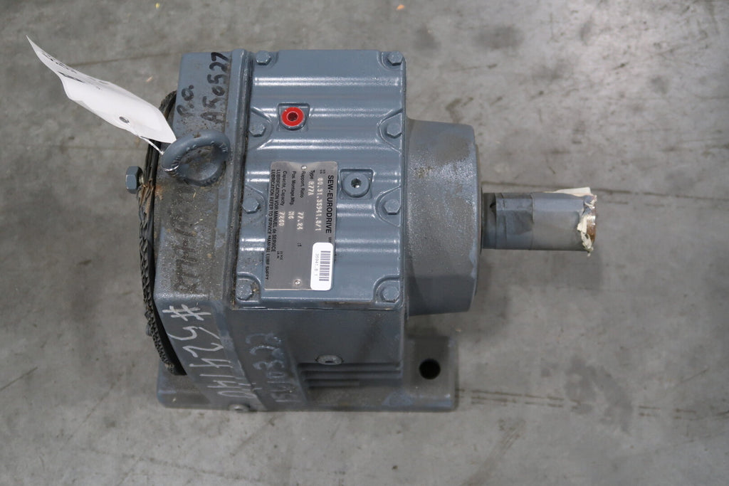 SEW-EURODRIVE 77.24:1 Ratio Inline Gear Reducer R77A