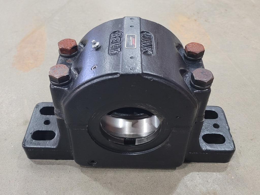 LINK-BELT Split Pillow Block 3 1/2" Bore, PLB6856FR w/ Spherical Roller Bearings