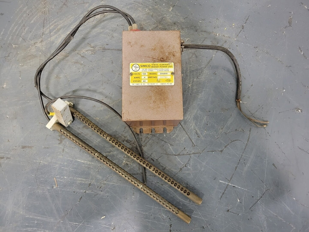 SIMCO 0.4 Amp 120 Volts Static Eliminator Midget Power Unit D168RY 