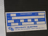 GS HEAVY DUTY ELECTRIC 5 kVA Control Transformer, 460 pri. volts, 115 sec. volts SMTR