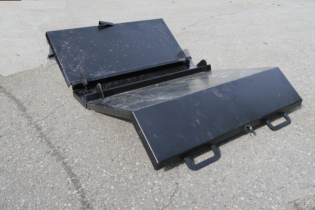 OCFAB Steel Cover SDH05300 for 1/2 cu. yd. Self-Dumping Hopper