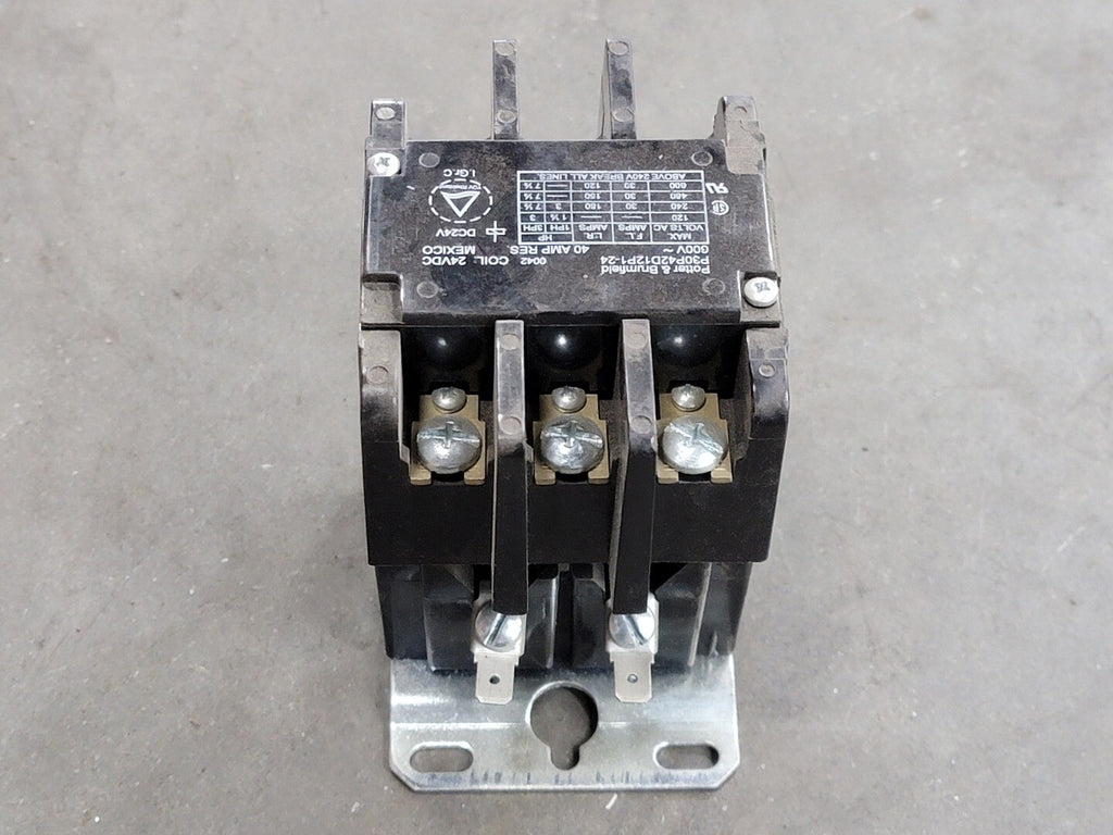 POTTER & BRUMFIELD 3 hp, 30 Amps, 600 Volts Purpose Contactor P30P42D12P1-24