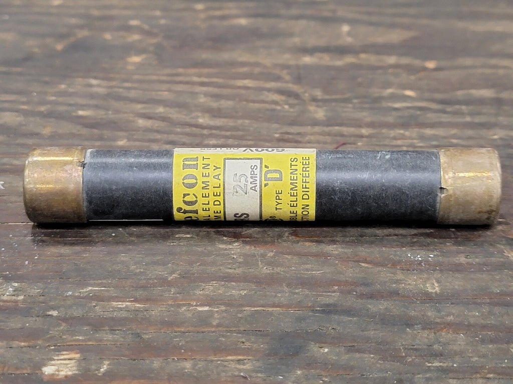 CEFCON 25 Amp Class H Time Delay Fuse CRS-25