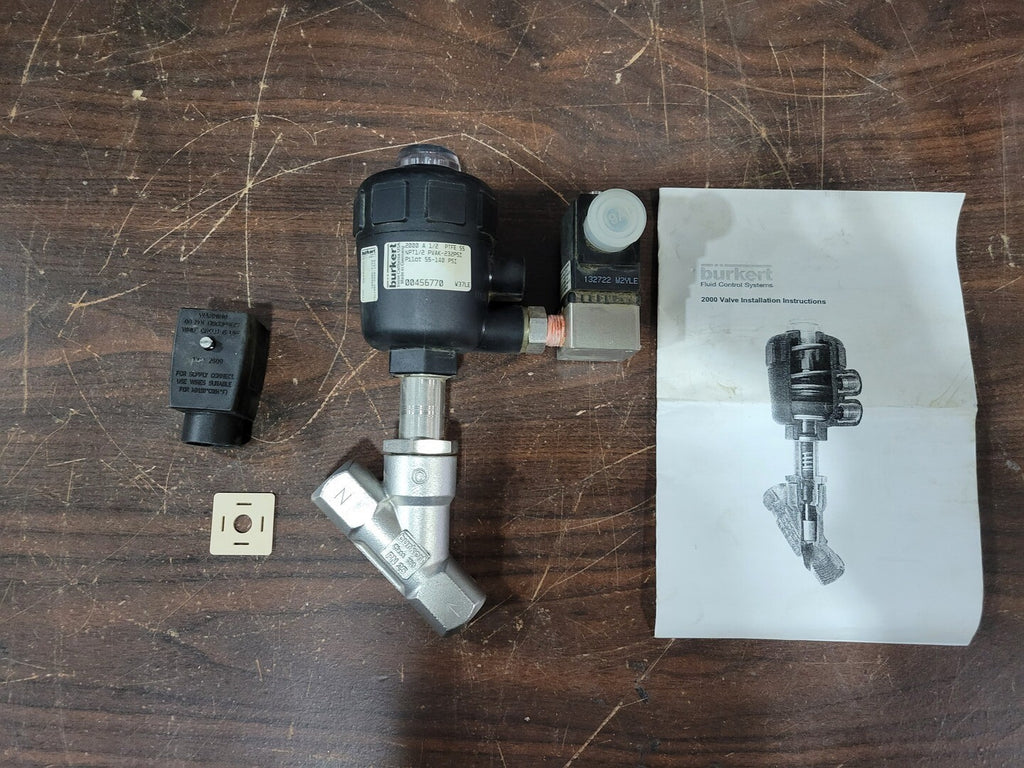 BURKERT 1/2" Angle Seat Valve SYST-2000-456770J