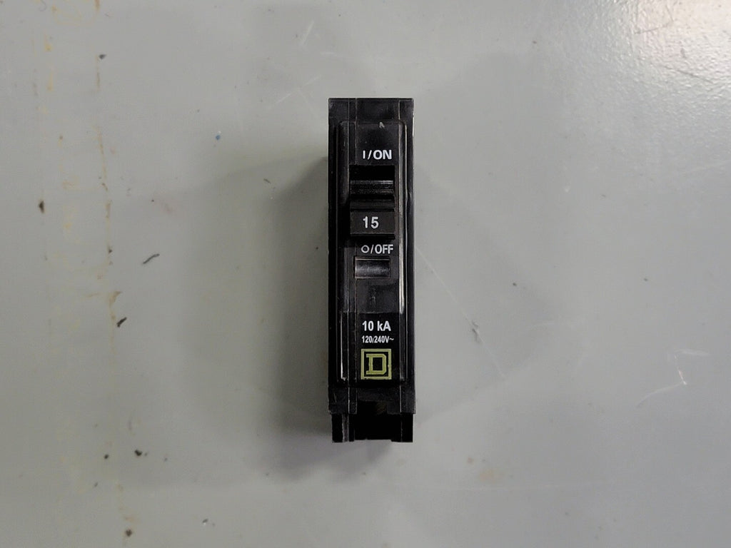 SQUARE D 15 Amp, 1 Pole, 120/240 volts Circuit Breaker QO115