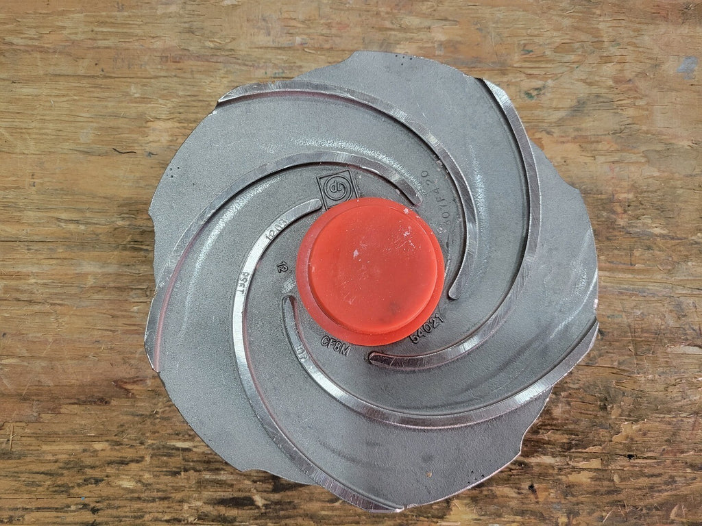 GOULD 8", 5-vane Stainless Pump Impeller 0100-597 w/ O-ring 