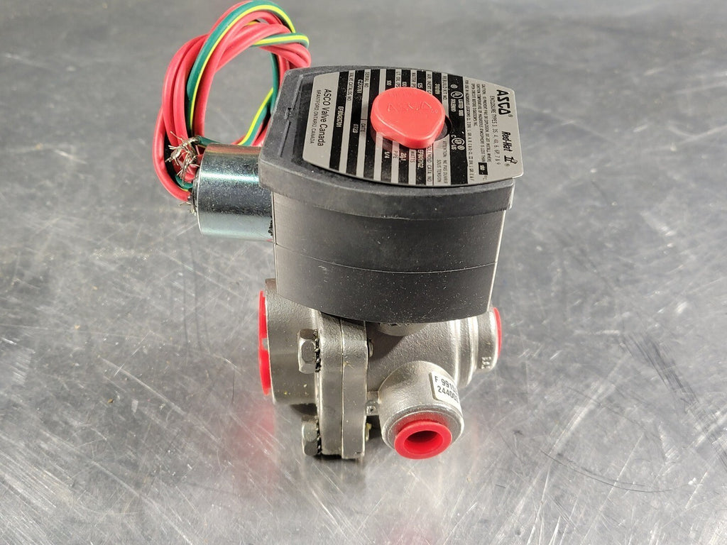 ASCO 1/4" NPT Solenoid Valve EF8342G701