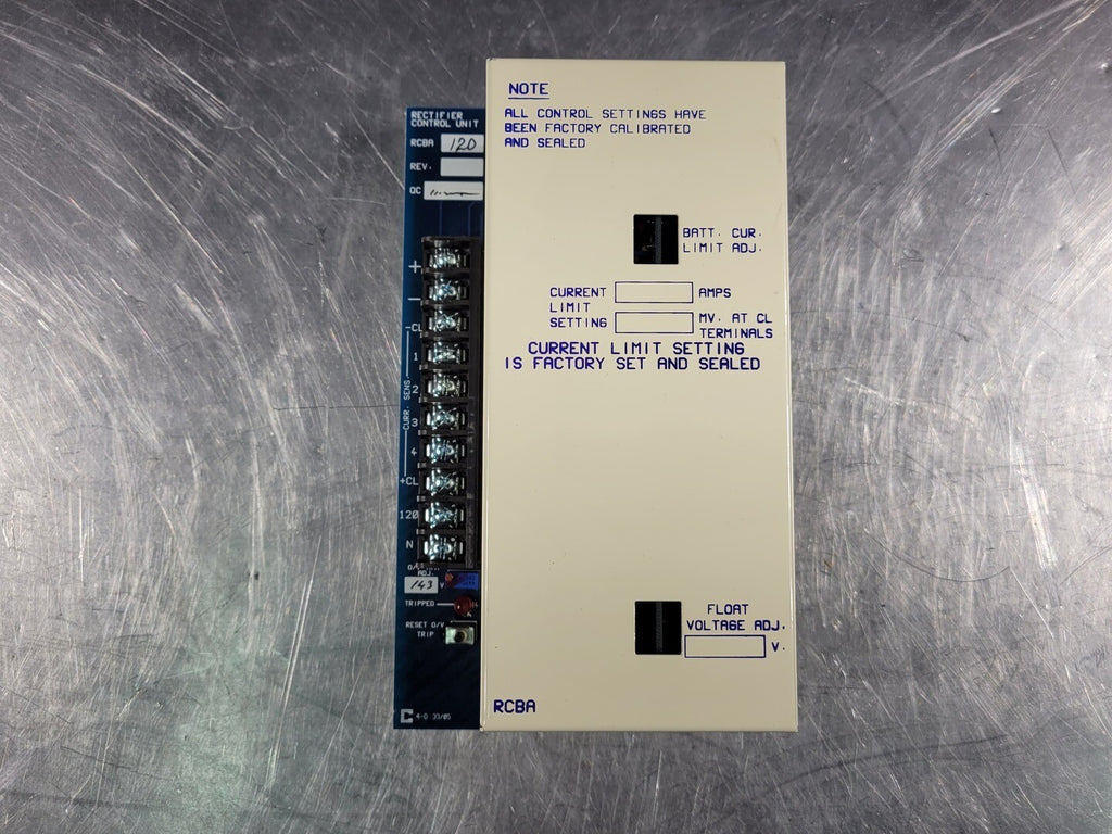 HAYLEY Rectifier Control Unit RCBA-120