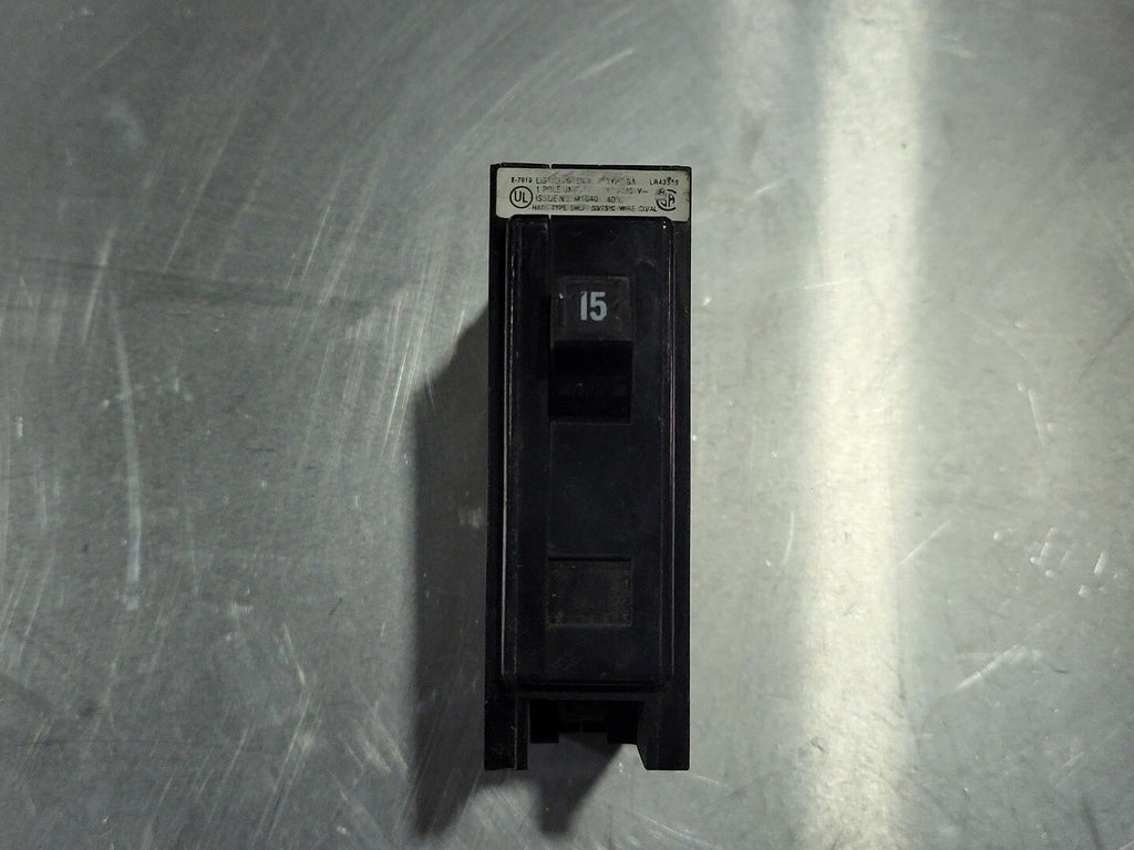 CUTLER-HAMMER 15 Amp, 1 Pole, 120/240 Volts Circuit Breaker BA115