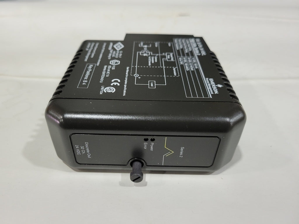 EMERSON DeltaV Discrete Output Card, 32 Channels, 24 VDC, High Side, Series 2