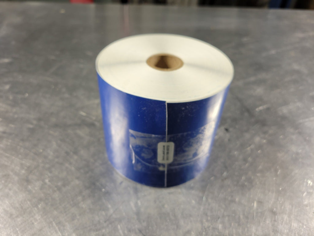 DURALABEL 4 TTP-3.2 Mil, 4" x 140' Blue Vinyl Labelling Tape 74-3511