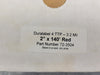 DURALABEL 4 TTP-3.2 Mil, 2" x 140', Red Vinyl Labeling Tape 72-3504