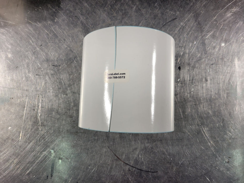 DURALABEL 4 TTP-3.2 Mil, 4" x 140', White Vinyl Labelling Tape 74-3501