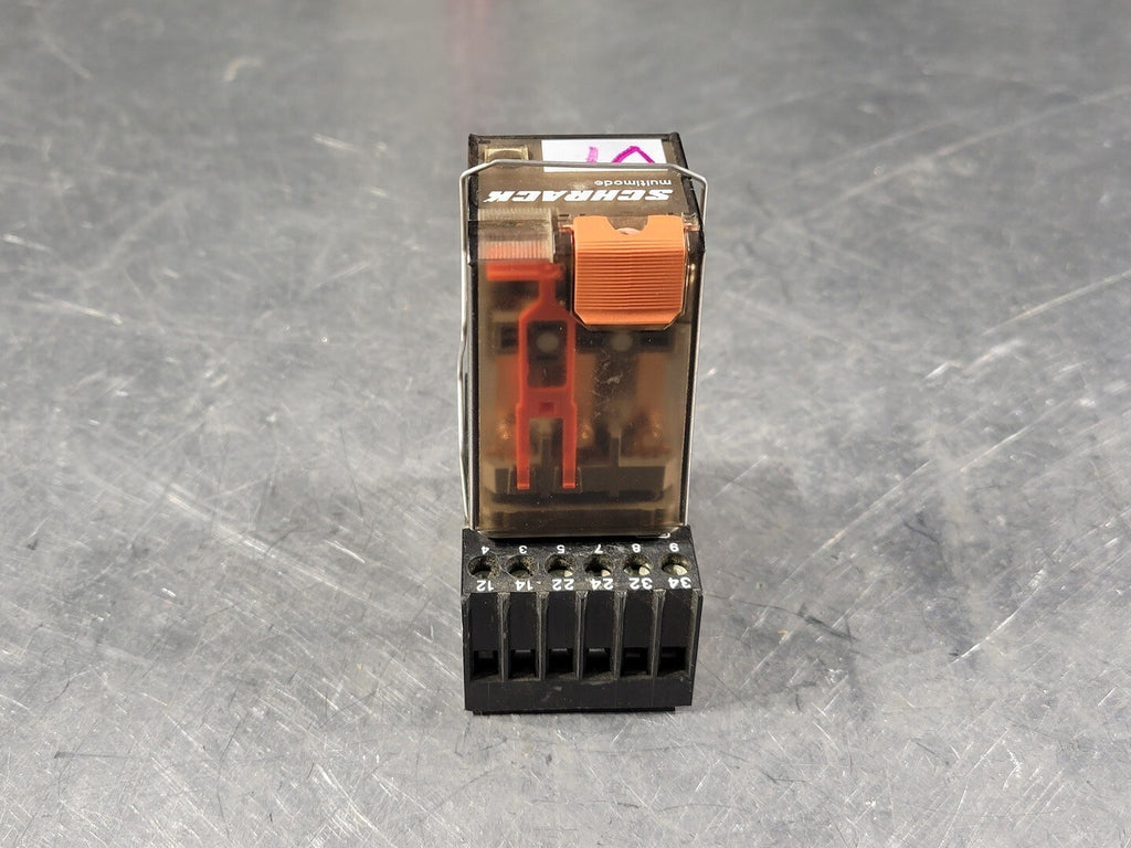 SCHRACK 10 Amp Multimode Relay MT326115 w/ Relay Socket