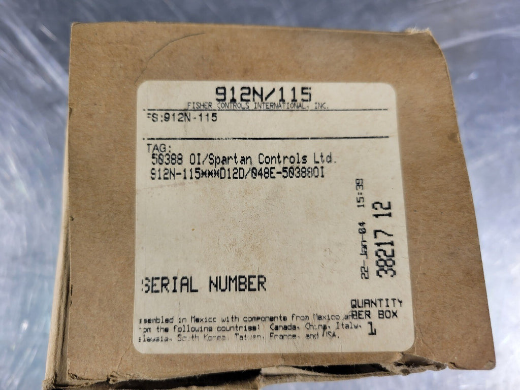 FISHER Pressure Regulator 912N-115