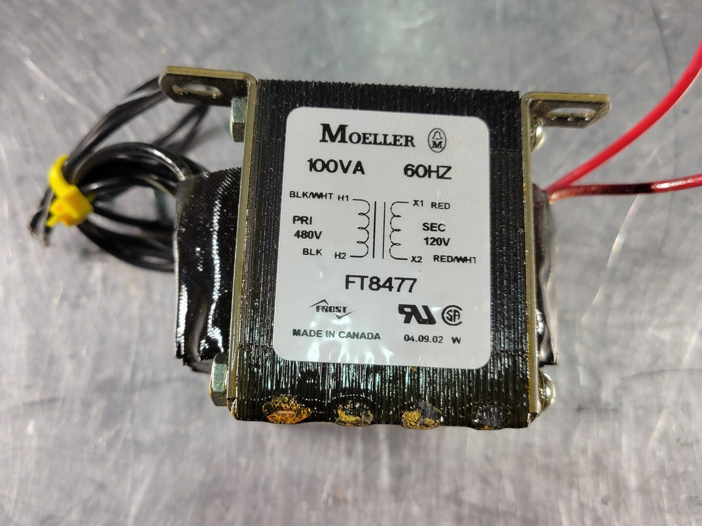 MOELLER 100 VA Control Transformer, 480 pri. volts, 120 sec. volts FT8477