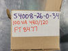 MOELLER 100 VA Control Transformer, 480 pri. volts, 120 sec. volts FT8477