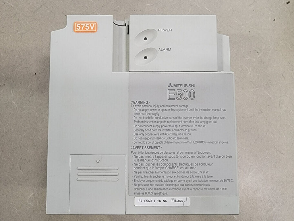 MITSUBISHI 2 hp, 600 Volts, 3-Phase VFD FR-E560-1.5K-NA