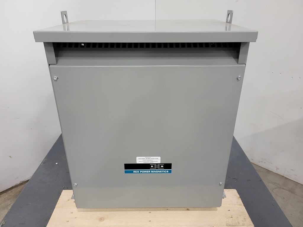 REX POWER MAGNETICS 30 kVA Transformer, 480Y pri. volts, 240Y sec. volts RA30C-H