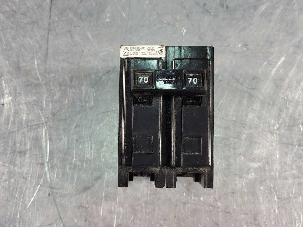 CUTLER-HAMMER 70 Amp 2 Pole Circuit Breaker BA270