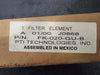 PTI TECHNOLOGIES INC. Hydraulic Filter Element FK-020-GU-B