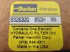 PARKER FILTRATION Hydraulic Filter Element 932632Q 5QH RN