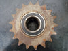 Double Single Roller Chain Sprocket DS100A18 w/ Deep Groove Ball Bearing