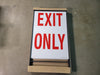 SIGNS BY GENE 42" x 24" Portable Exit Only Parking Sign w/ A-Frame