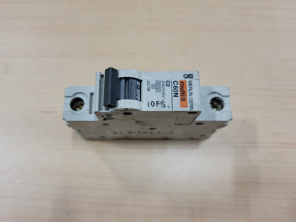 MERLIN GERIN 2 Amp, 1 Pole, 240 volts Circuit Breaker C60N-C2