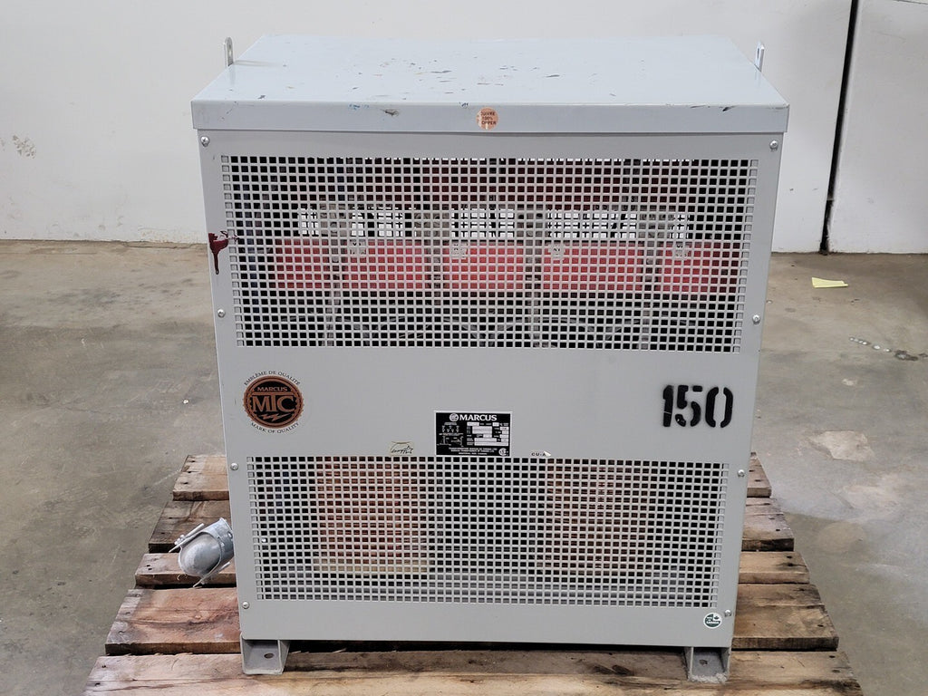 MARCUS 150 kVA Transformer, 600 pri. volts, 420/242 sec. volts MT150ASPEC