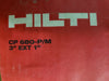 HILTI 3" x 1" CP 680-P/M Extension Tubes 203894
