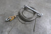 40' Galvanized Wire Rope w/ 3/4 ton Anchor Shackle
