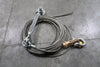 40' Galvanized Wire Rope w/ 3/4 ton Anchor Shackle