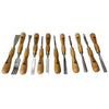 KING CANADA 12 Pc. Wood Carving Chisel Set No. K-1212