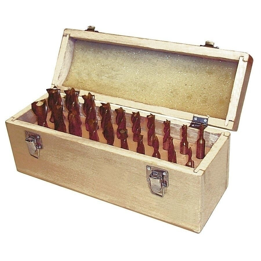 KING CANADA 20 Piece Titanium Coated End Mill Set