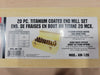 KING CANADA 20 Piece Titanium Coated End Mill Set