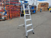 FEATHERLITE 6' Aluminum Step Ladder, 300 lbs., Gr. 1A, No. 3406