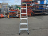 FEATHERLITE 6' Aluminum Step Ladder, 300 lbs., Gr. 1A, No. 3406