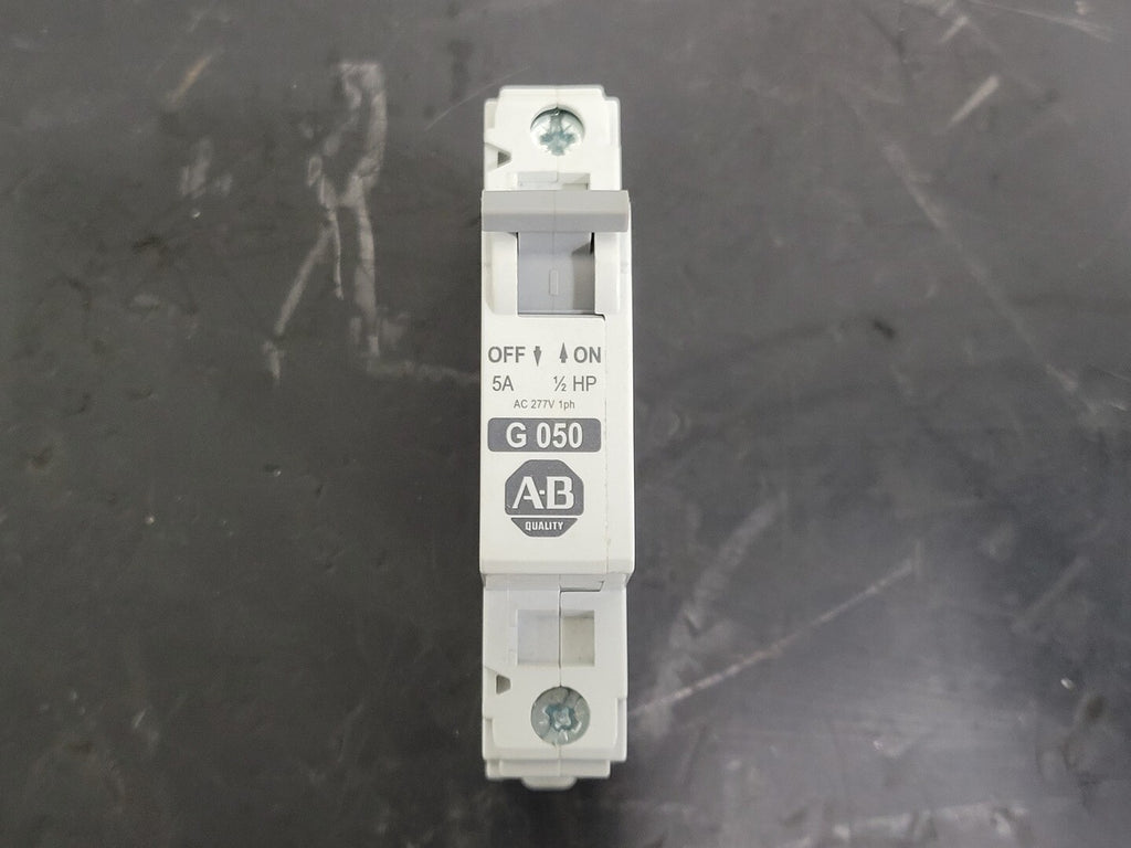 ALLEN-BRADLEY 5 Amp, 1 Pole, 277 volts Circuit Breaker 1492-CB1-G050