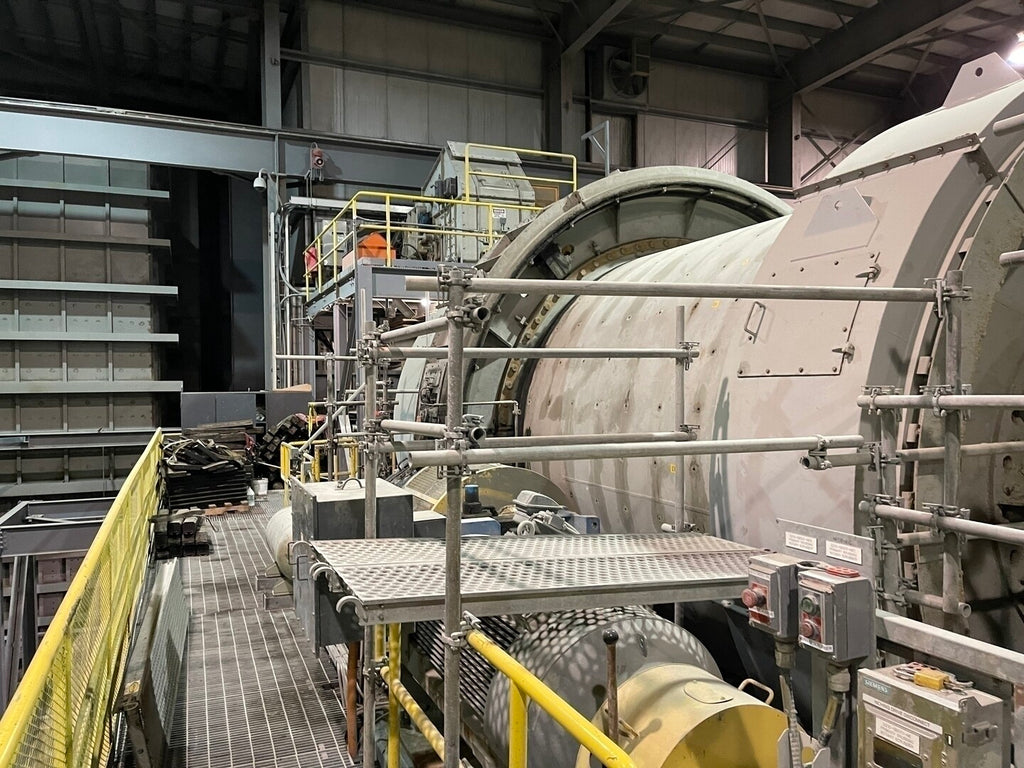FFE MINERALS Rotary Scrubber 4.0m x 7.4m w/ 600 kW Motor